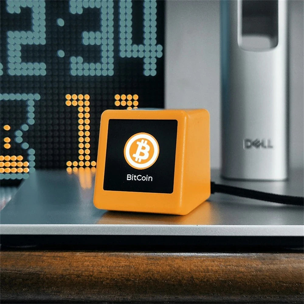 WiFi-Enabled Weather Clock with Cryptocurrency Price Tracking and Touch Control Display