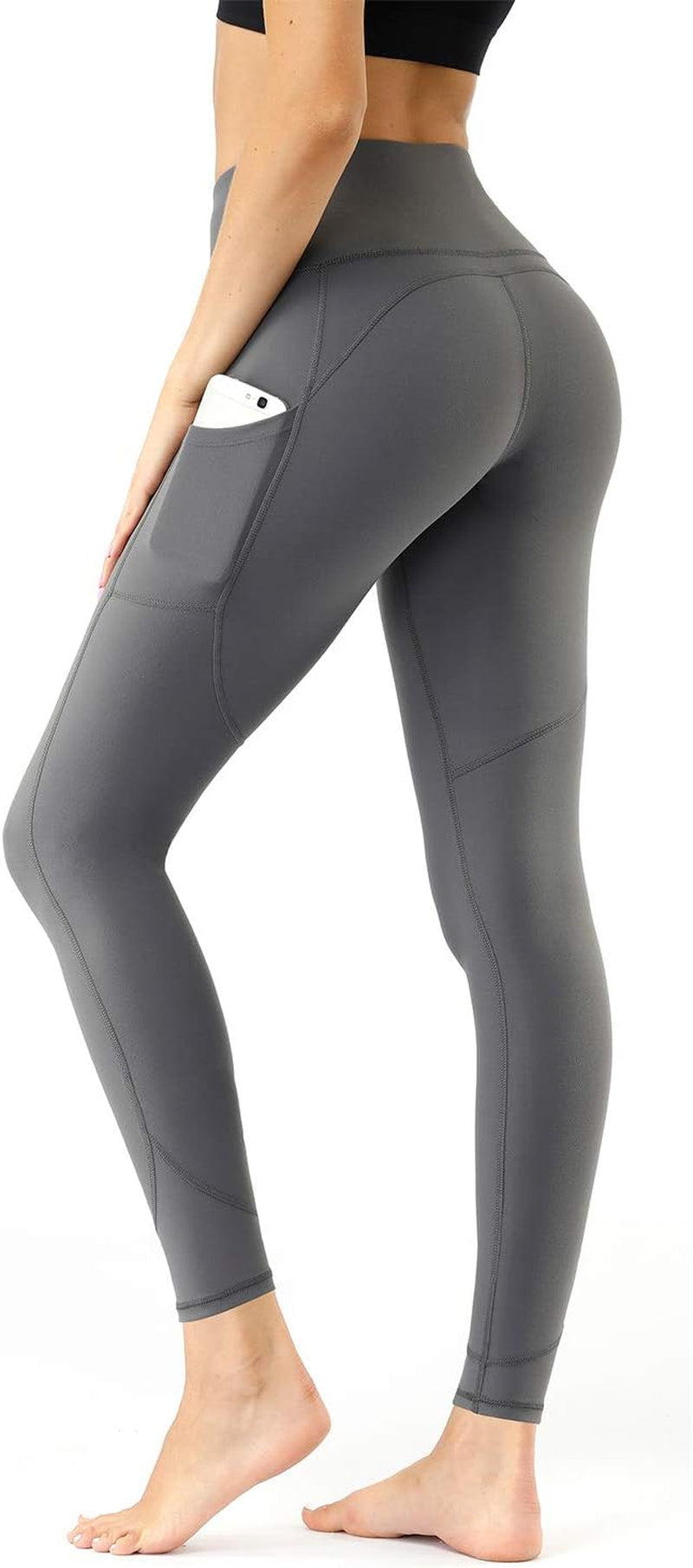 High-Waisted Yoga Leggings with Pockets for Women - Performance Workout Pants