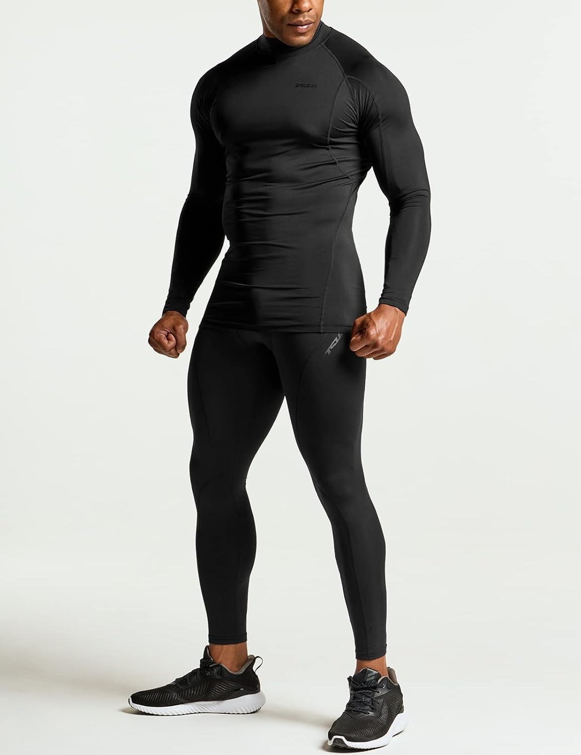 Men's UPF 50+ Long Sleeve Compression Athletic Shirt for Water Sports