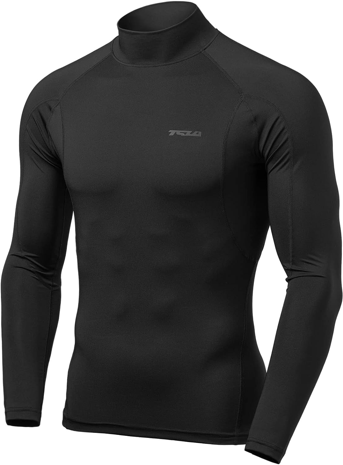 Men's UPF 50+ Long Sleeve Compression Athletic Shirt for Water Sports