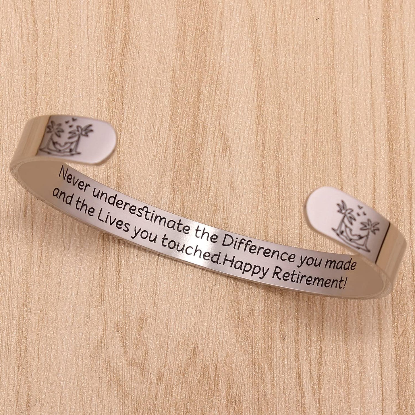 Inspirational Bracelet for Women - Thoughtful Gifts for Mother's Day, Graduation, and Birthdays - Personalized Cuff Bangle Jewelry for Friendship and Motivation