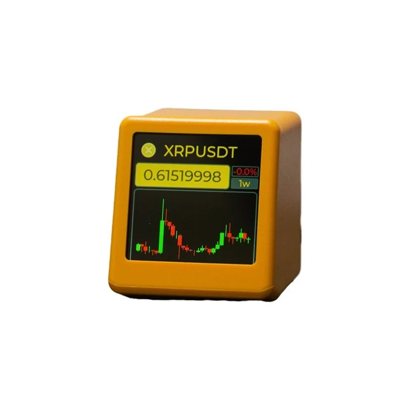 WiFi-Enabled Weather Clock with Cryptocurrency Price Tracking and Touch Control Display