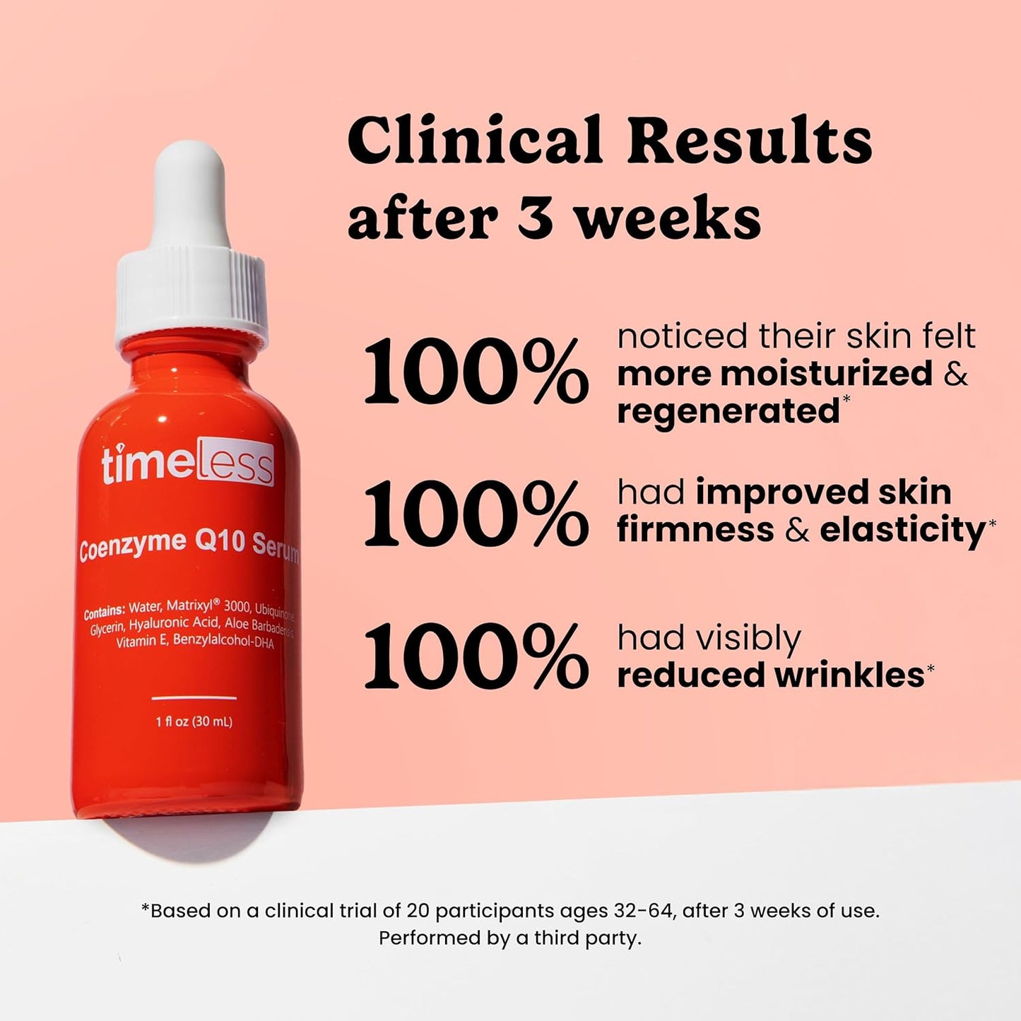 Coenzyme Q10 Smoothing Serum with Hyaluronic Acid - Fragrance-Free - 1 oz
