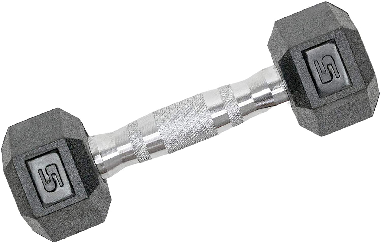 Rubber Hex Dumbbell Pairs - Available in 5, 10, 15, 20, and 25 lbs