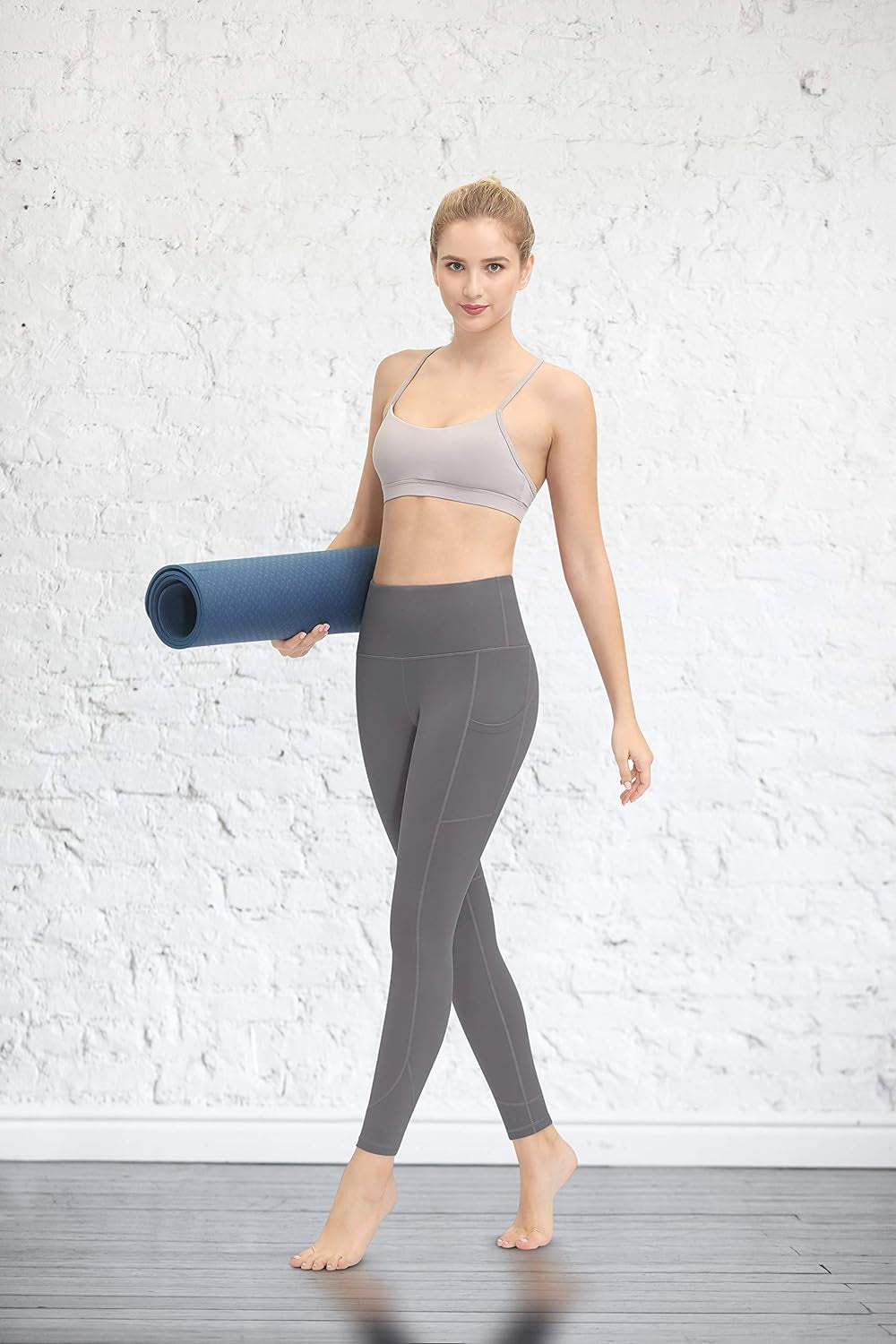 High-Waisted Yoga Leggings with Pockets for Women - Performance Workout Pants