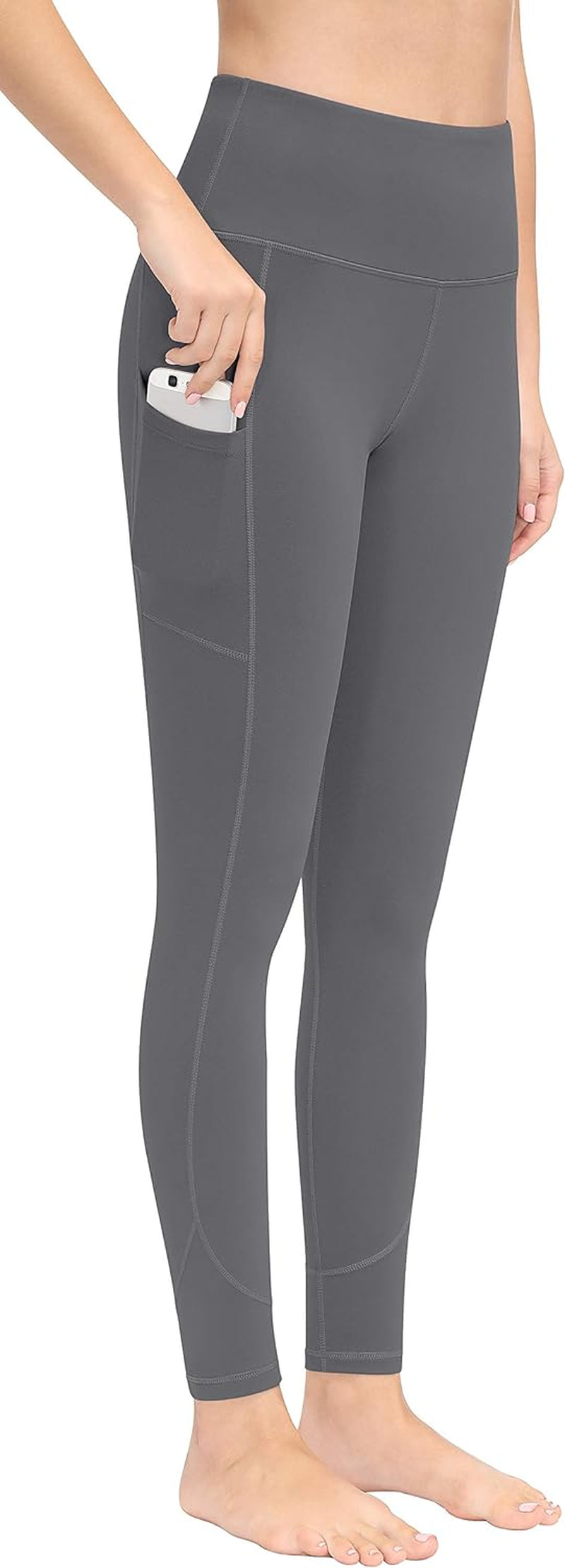 High-Waisted Yoga Leggings with Pockets for Women - Performance Workout Pants