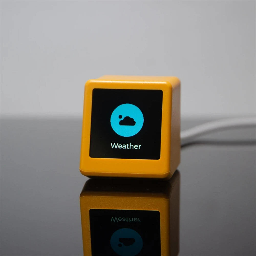 WiFi-Enabled Weather Clock with Cryptocurrency Price Tracking and Touch Control Display