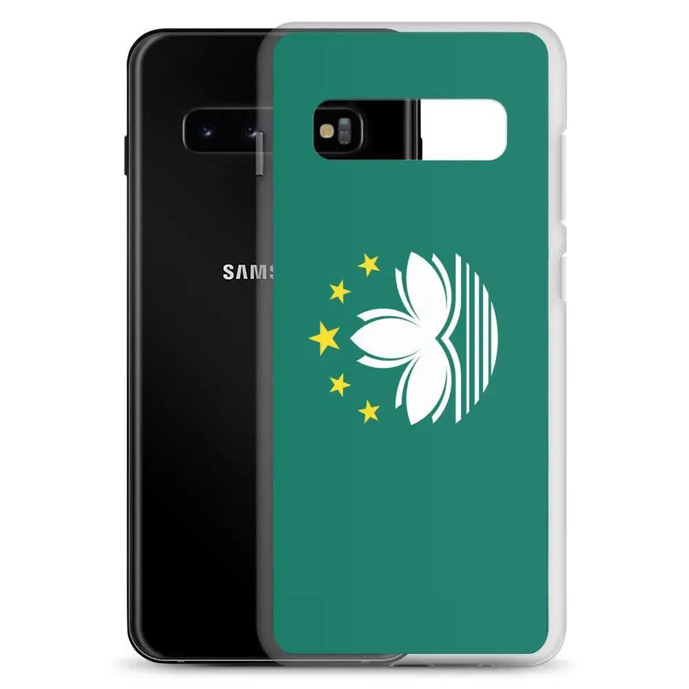Coque Samsung Drapeau De Macao – Étui Souple – Résistant Et Antichoc
