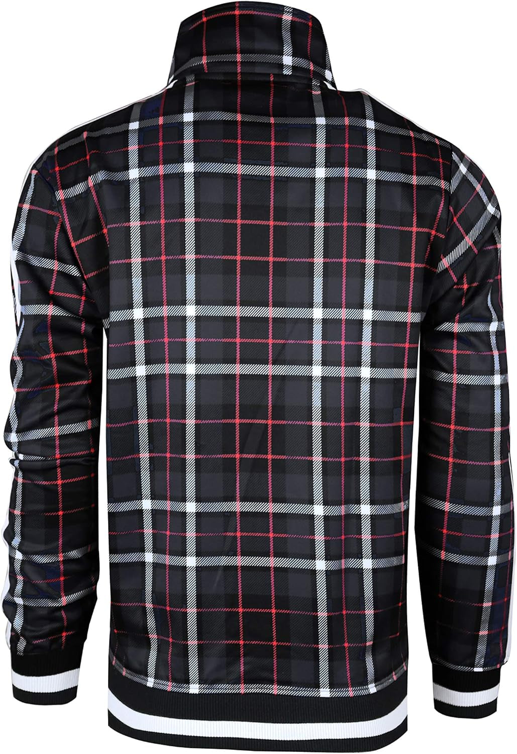Men's Urban Hip Hop Premium Track Jacket - Slim Fit with Side Taping Sportswear