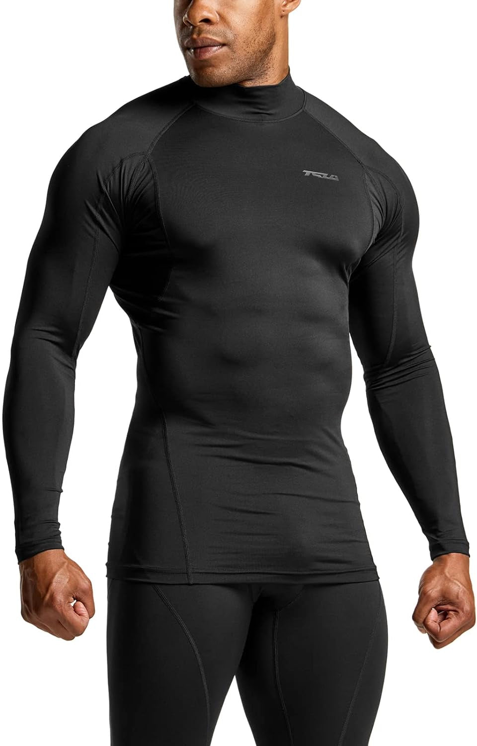 Men's UPF 50+ Long Sleeve Compression Athletic Shirt for Water Sports