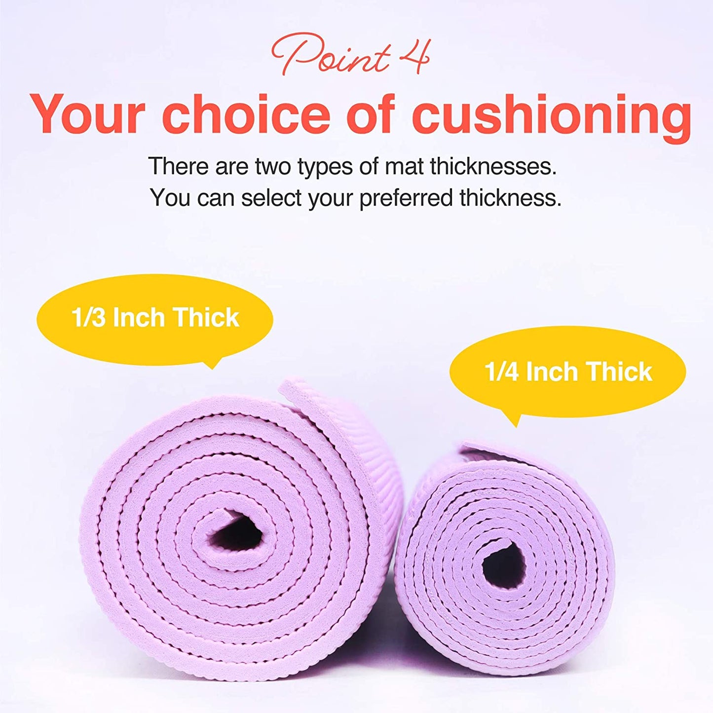 Premium Non-Slip Yoga Mat with Carry Strap for Pilates, Fitness, and Home Workouts - Available in 9 Colors