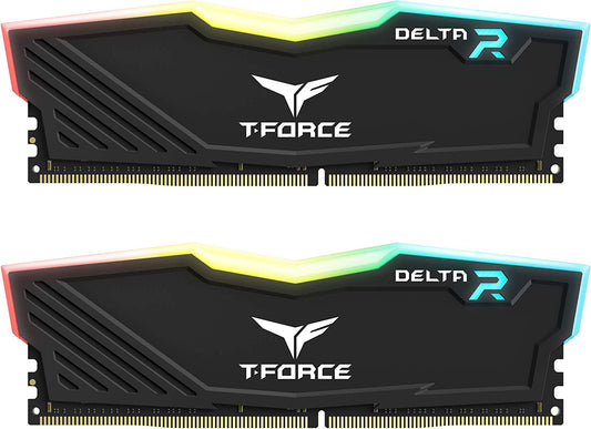 T-Force Delta RGB DDR4 16GB (2 x 8GB) 3200MHz Desktop RAM Module - TF3D416G3200HC16CDC01