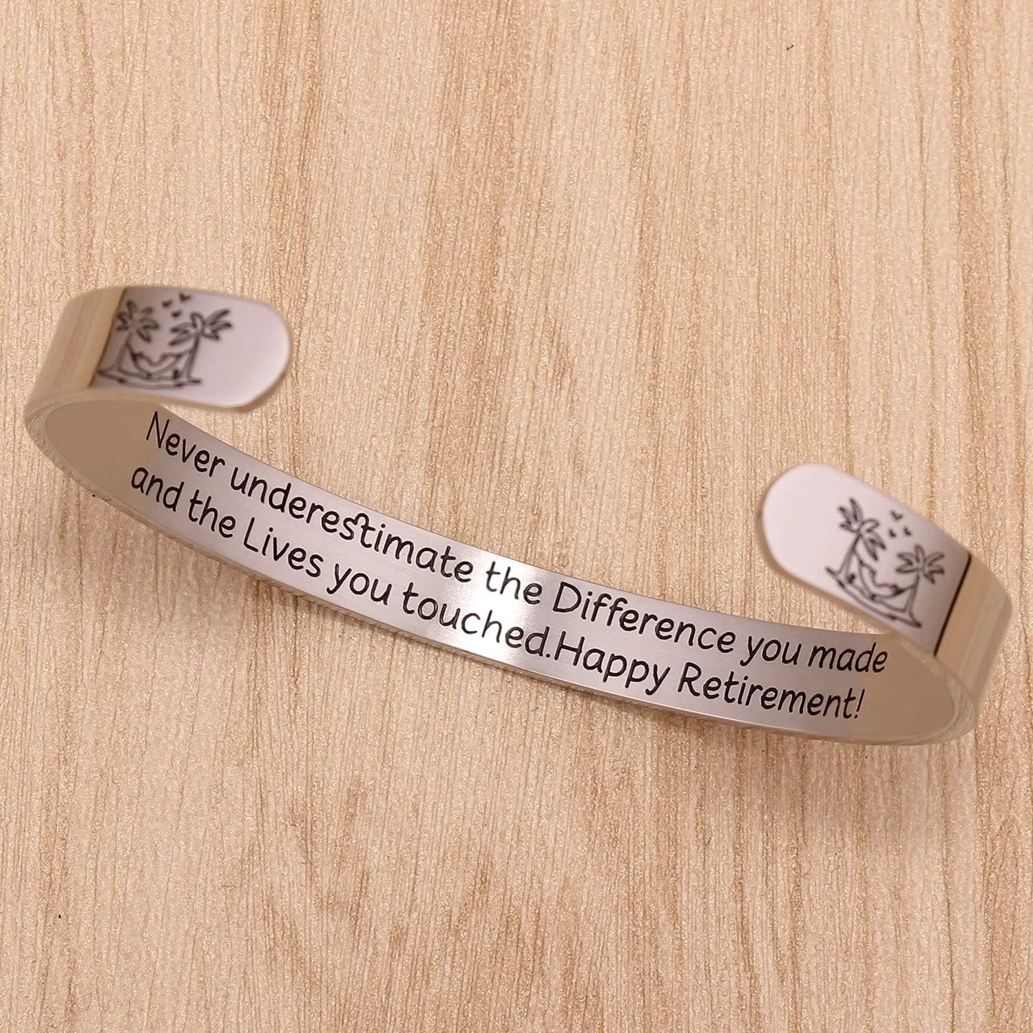 Inspirational Bracelet for Women - Thoughtful Gifts for Mother's Day, Graduation, and Birthdays - Personalized Cuff Bangle Jewelry for Friendship and Motivation
