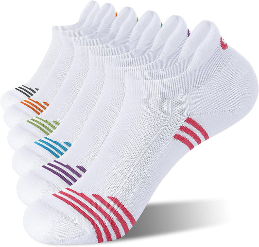 Celersport Women's Low Cut Ankle Running Socks - 6 Pack Athletic Sports Socks