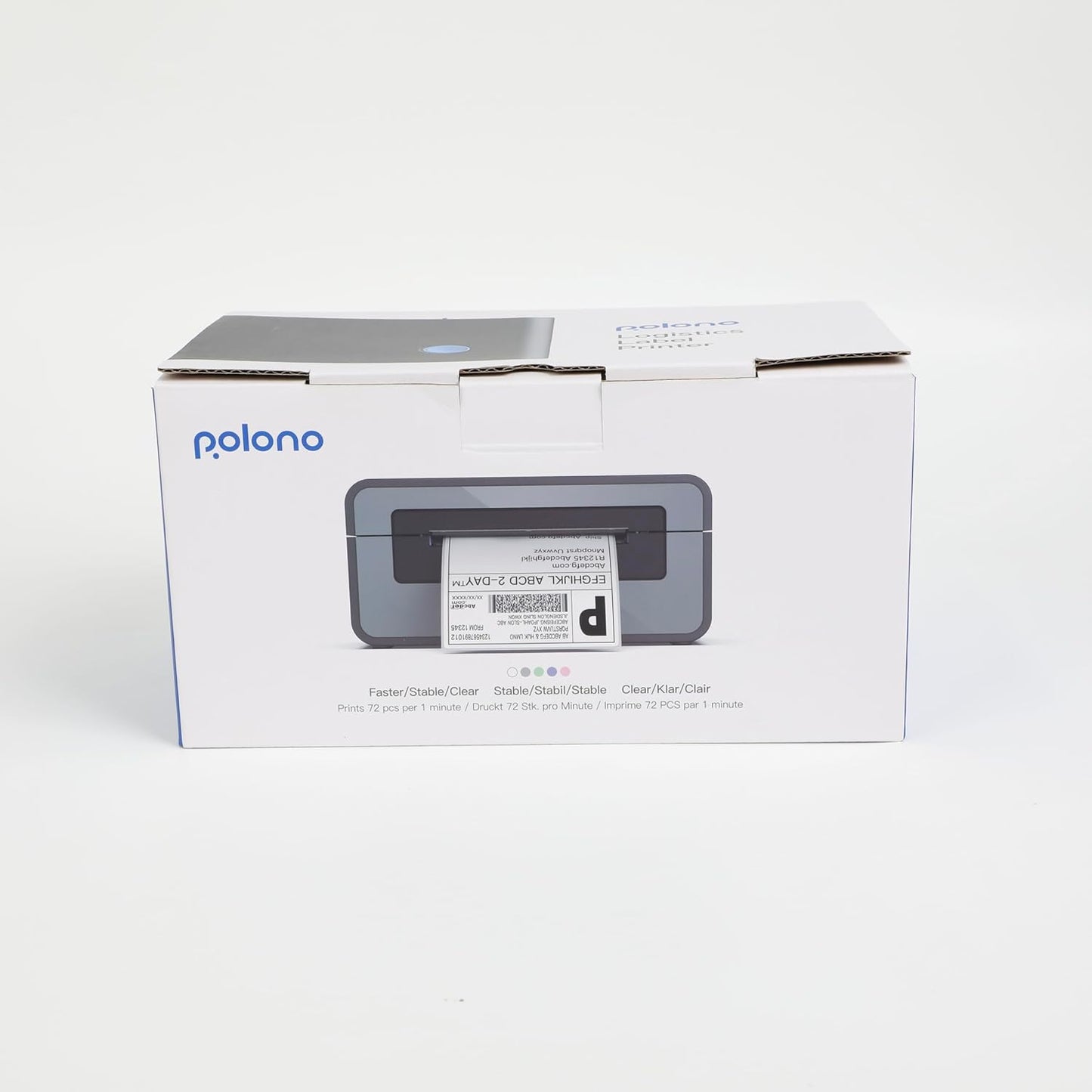 Thermal Label Printer for Shipping, 4x6 Thermal Shipping Label Maker, Compatibility with Amazon, eBay, Etsy, Shopify, and More, Support for Windows and Mac, Purple