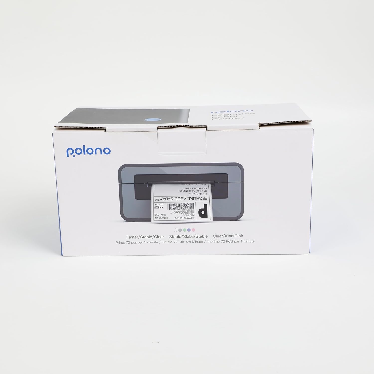 Thermal Label Printer for Shipping, 4x6 Thermal Shipping Label Maker, Compatibility with Amazon, eBay, Etsy, Shopify, and More, Support for Windows and Mac, Purple