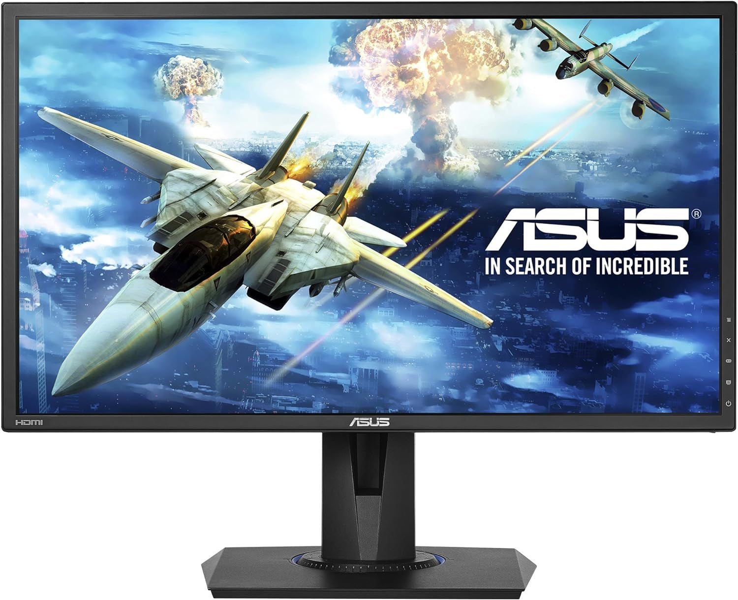 VG245H 24-Inch Full HD 1080P 1ms Dual HDMI Eye Care Gaming Monitor with FreeSync/Adaptive Sync, Black