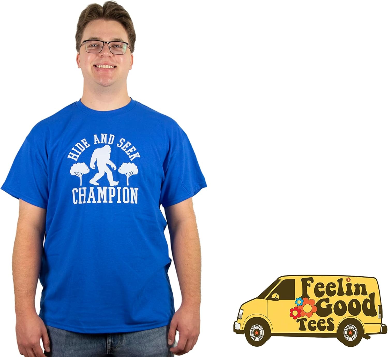 Bigfoot Hide and Seek Champion Sarcastic Graphic Tee