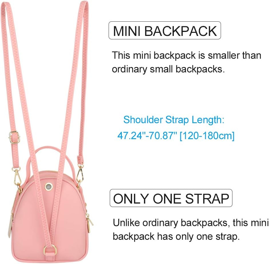 Women's Mini Backpack Purse - Versatile Crossbody Phone Bag, Wallet, and Clutch Handbag