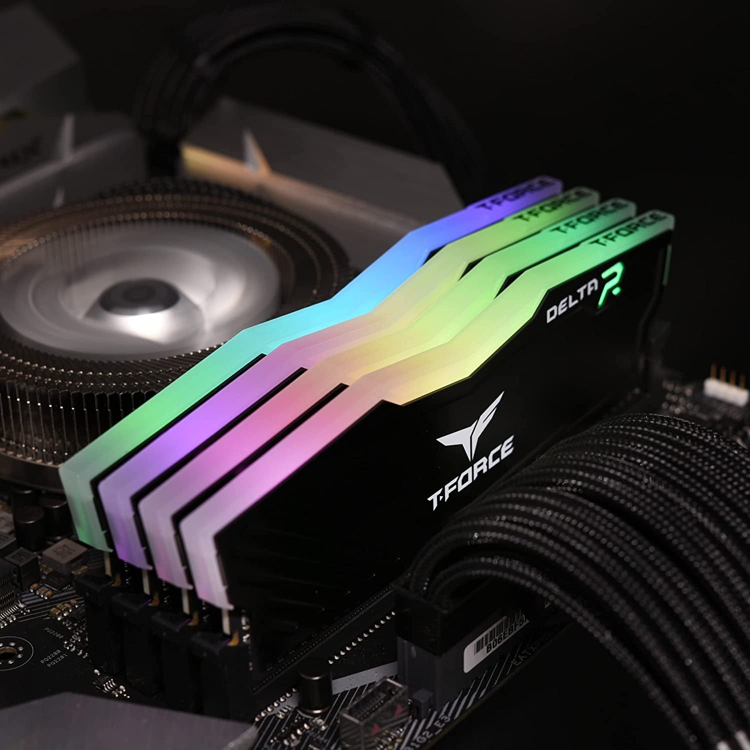 T-Force Delta RGB DDR4 16GB (2 x 8GB) 3200MHz Desktop RAM Module - TF3D416G3200HC16CDC01