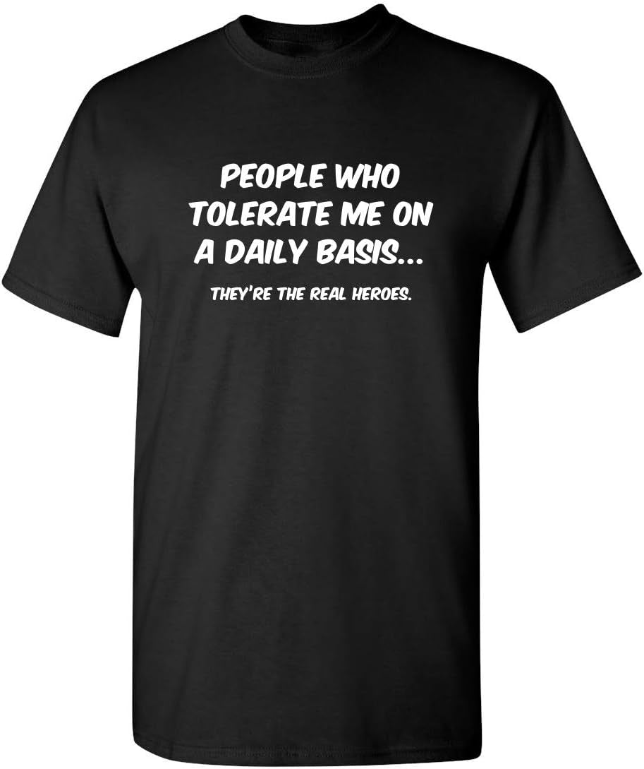 Sarcastic "Daily Tolerance" Funny T-Shirt