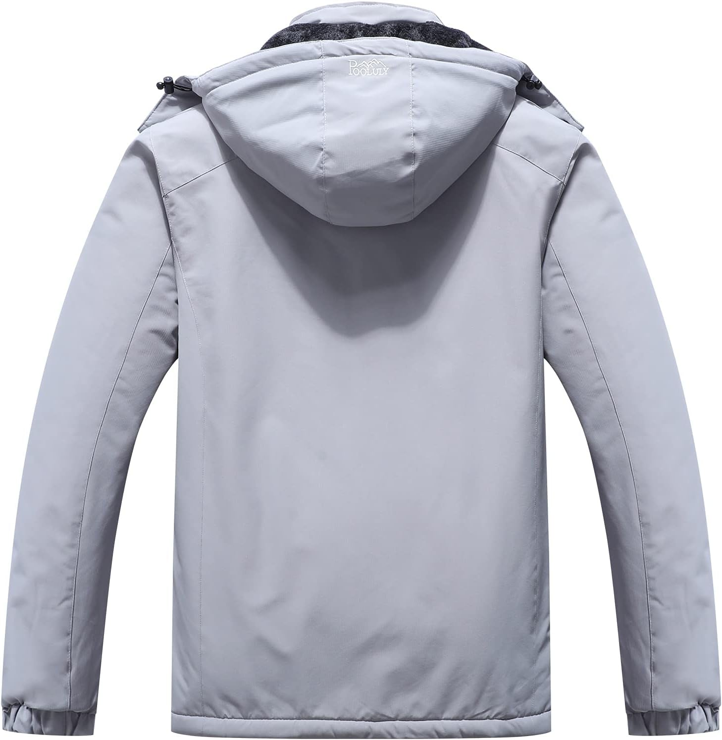 Men's Waterproof Hooded Ski Jacket - Warm Winter Windbreaker for Snowboarding