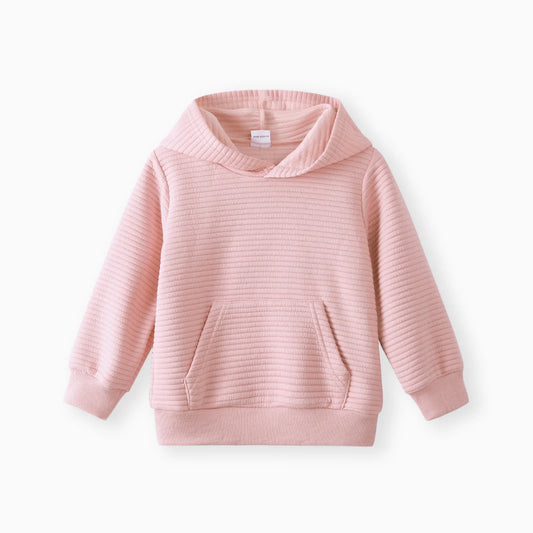 Toddler Girl Clothes Baby Cute Hoodies Girl Sweatshirt Boy Pullover Outfits Long Sleeves Top with Pocket, Pink, 3T