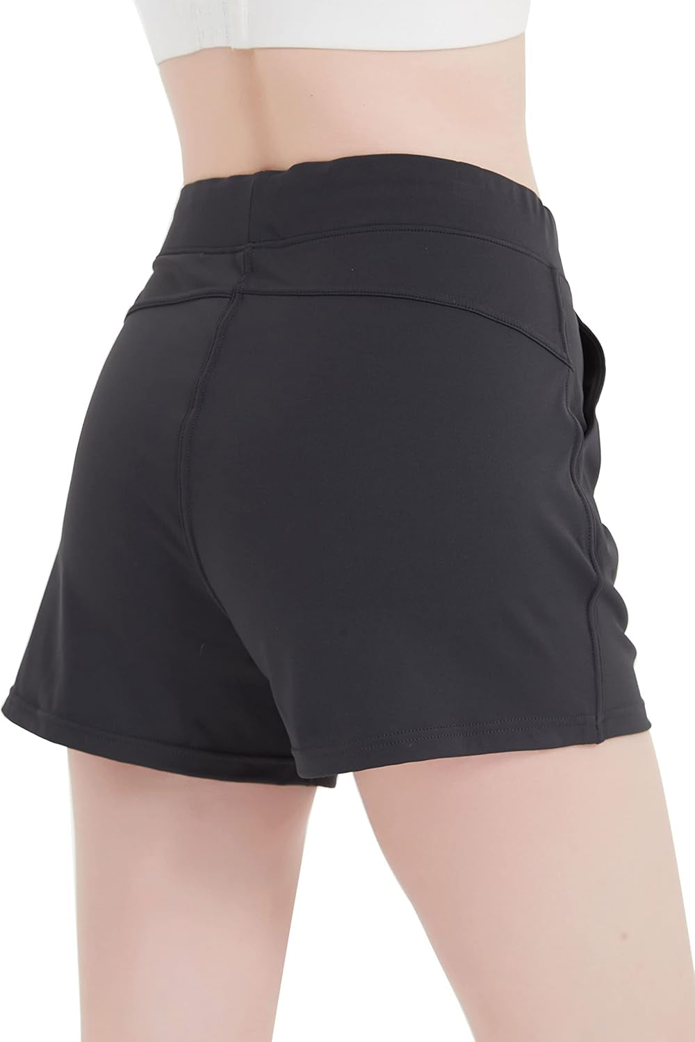 Women's 2-in-1 Active Workout Shorts with Pockets for Running and Yoga
